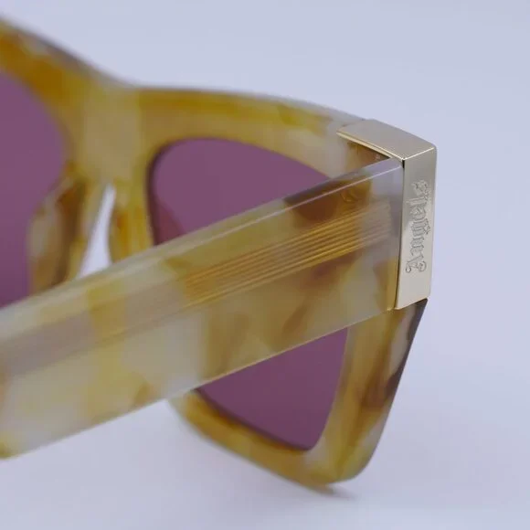 Palm Angels PERI099 HOLLYWOOD 1925 Sunglasses Havana Cat Eye  display picture 3
